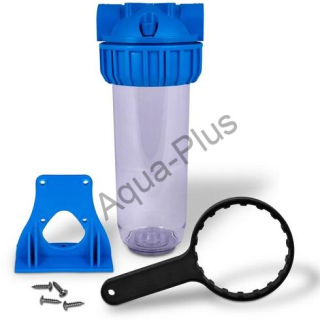 Potrubný filter priehľadný 10" - SET